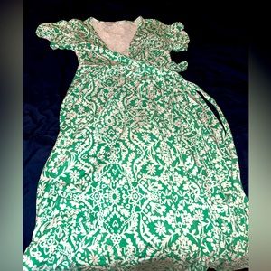 Seraphine long wrap dress